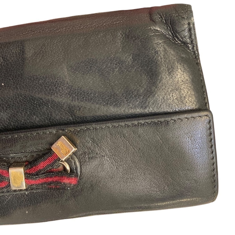 Gucci black leather wallet - Picture 8 of 16